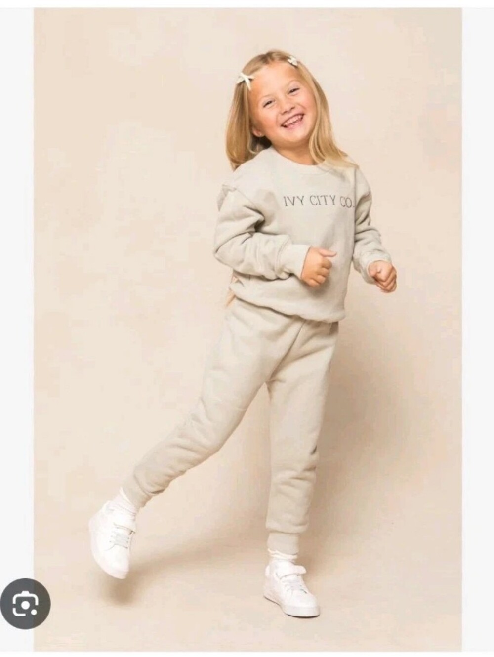 Ivy City Co. 🏷 Girls Ivy City Co Sage Cotton Sweatpants & Seatshirt